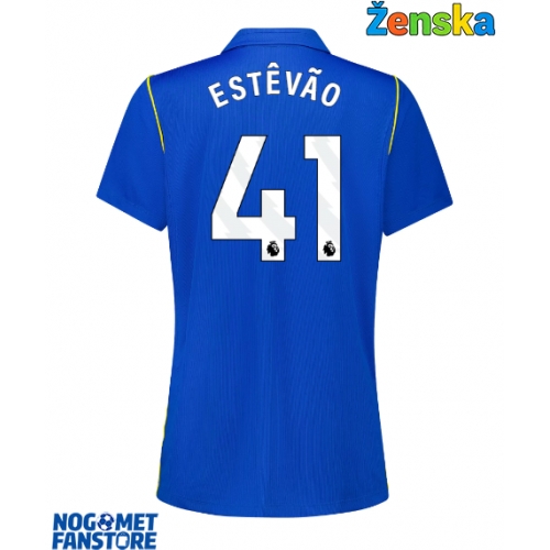 Chelsea Estevao Willian #41 Domaci Dres za Ženska 2026-27 Kratak Rukav